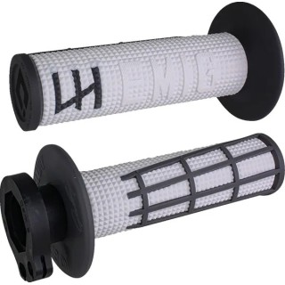 Manopole ODI V2 LOCK-IN 2.0 zigrinate bianco/grigio